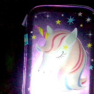 a unicorn pencil case